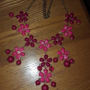 Womens Light & Dark pink Necklace